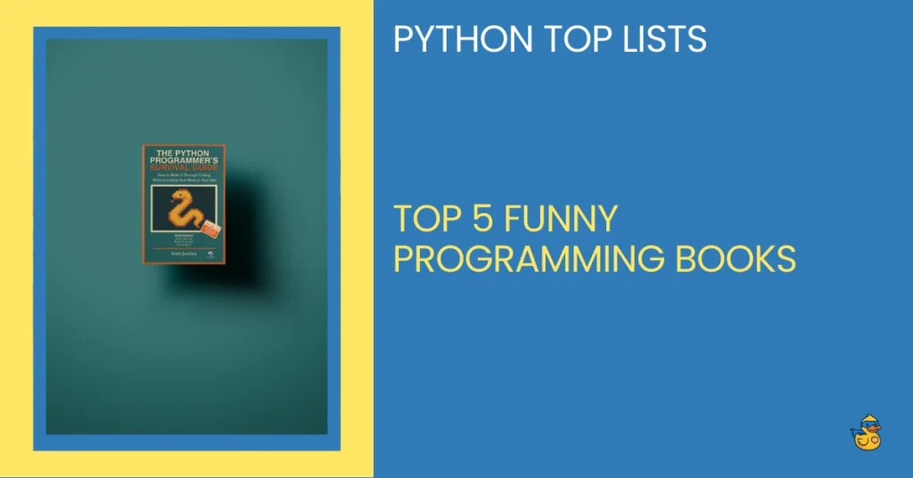 Top 5 Funny Programming books - zerotopyhero - python top lists